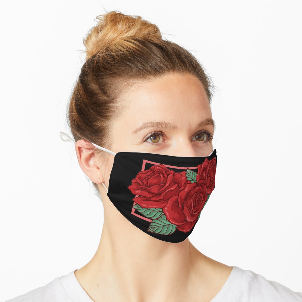 Download Roses Illustration Svg File Red Roses Rose Svg Rose Clipart Cutfiles Mask By Abdulhakim001 Redbubble