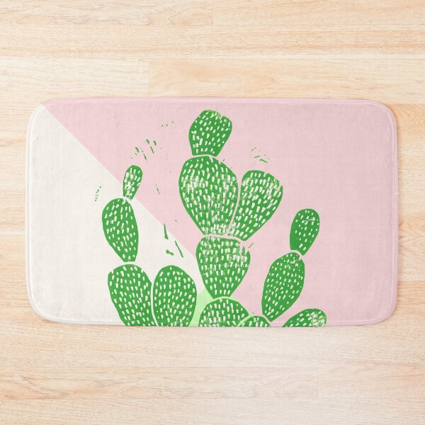 Item preview, Linocut Cactus Tricolori designed and sold by BiancaGreen.