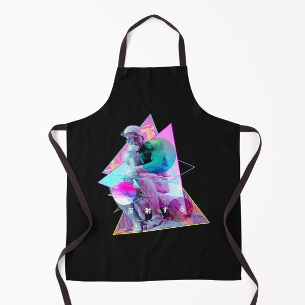 Item preview, Rodin Thinker Glitch Art - Vaporwave Aesthetic designed and sold by Jay Bayne.