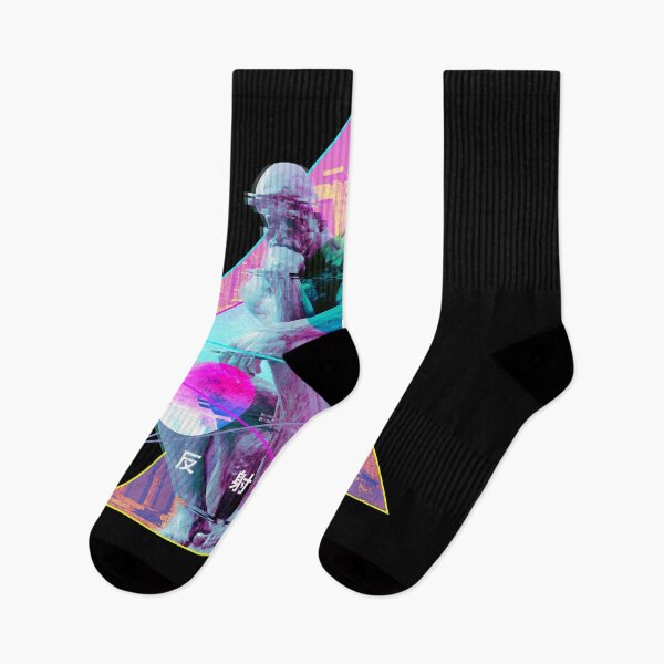 Item preview, Rodin Thinker Glitch Art - Vaporwave Aesthetic designed and sold by Jay Bayne.