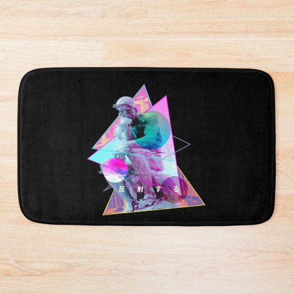 Item preview, Rodin Thinker Glitch Art - Vaporwave Aesthetic designed and sold by Jay Bayne.