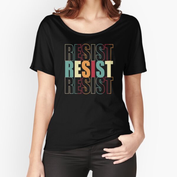 Item preview, Resist Anti Trump Retro designed and sold by TeeZazzle.