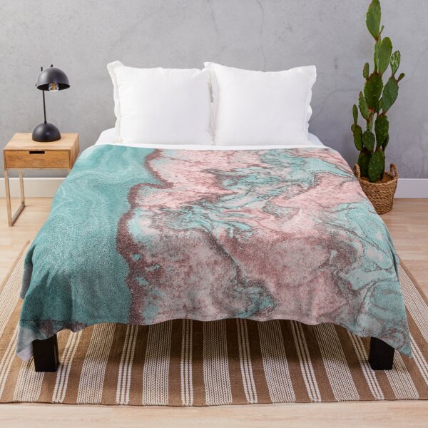 Item preview, Pink and green minimalist paint texture galaxy designed and sold by BlankaDesigns.