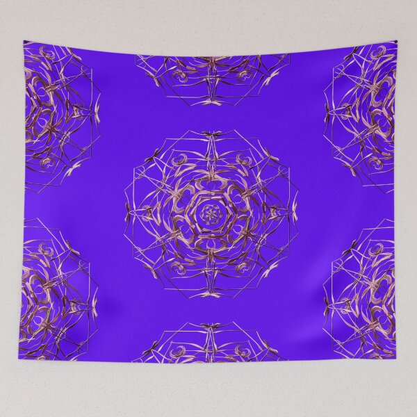 Item preview, 3d Digital mandala with red golden lines  designed and sold by jotcar.