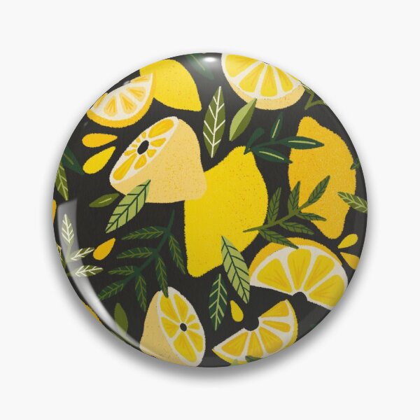 Item preview, Lemon Blooms – Charcoal Palette designed and sold by Cat Coquillette.