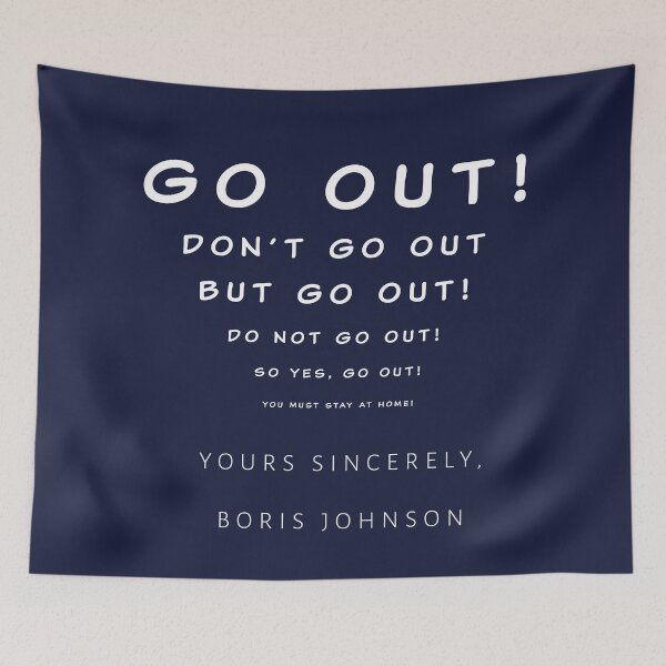 Item preview, Boris Johnson messaging designed and sold by Jamiecsmith1986.