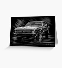 1971 Mustang Greeting Card
