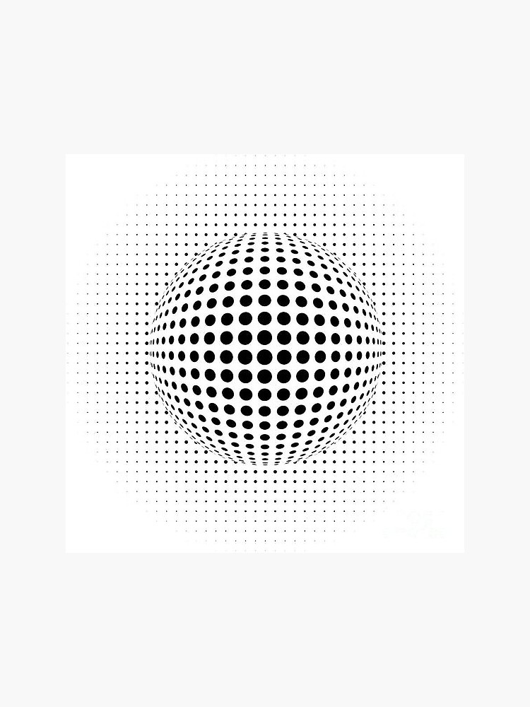 Psychedelic Pattern, ball optical illusion by znamenski