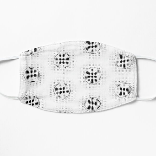 Psychedelic Pattern, ball optical illusion Mask