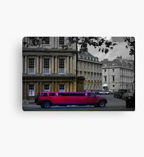 stretch Limo in Royal Circus Canvas Print