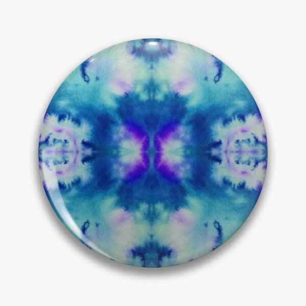 Item preview, Copy of Blue Batik Fractal Mandala Tie dye pattern V3 designed and sold by blastshmucks.