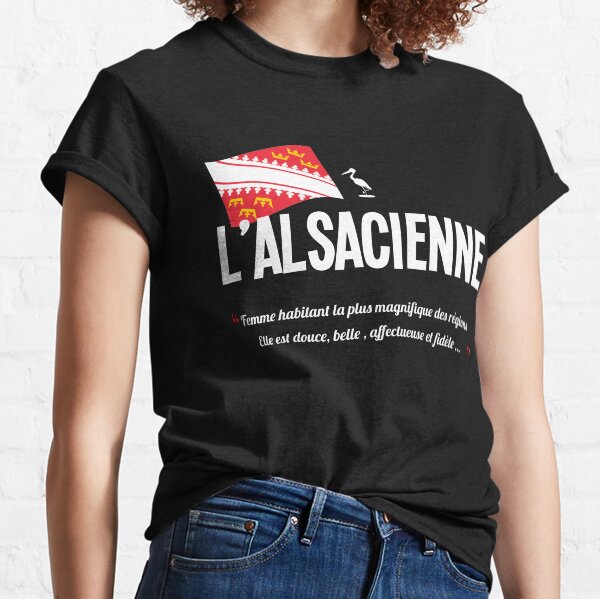 L''alsacienne / Alsace / drapeau T-shirt classique