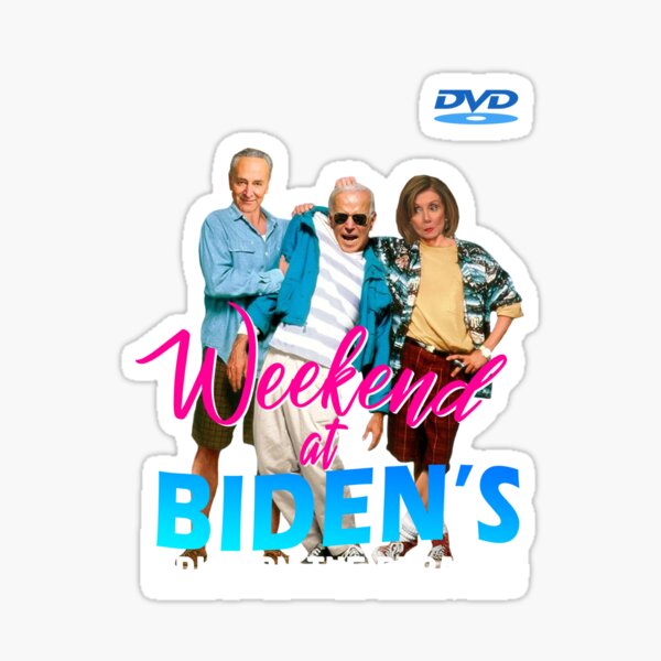Weekend at Biden's Bring On The Debates Sticker