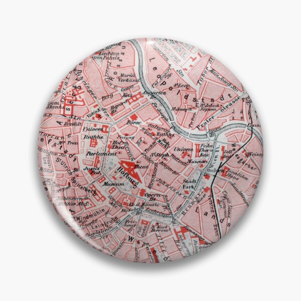Item preview, Vintage Map of Vienna Austria (1878) designed and sold by BravuraMedia.