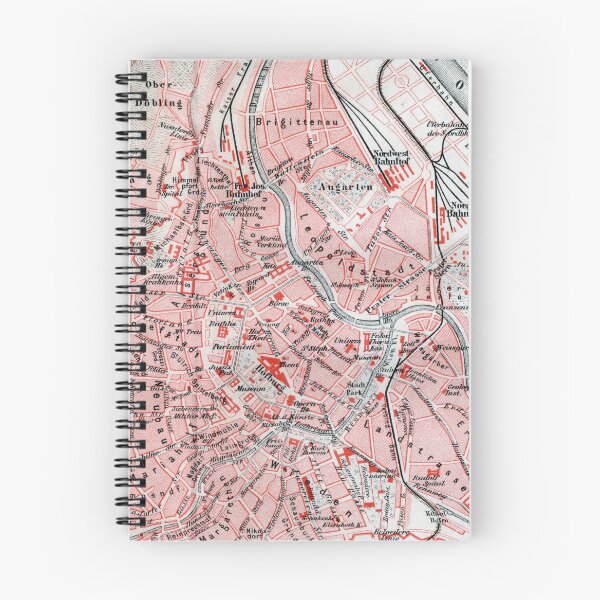 Item preview, Vintage Map of Vienna Austria (1878) designed and sold by BravuraMedia.