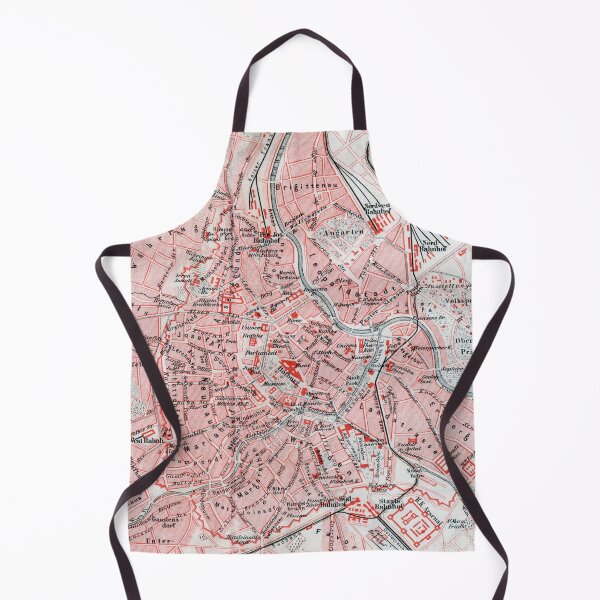 Item preview, Vintage Map of Vienna Austria (1878) designed and sold by BravuraMedia.