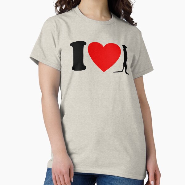 Item preview, I love meerkat heart meerkat zoo gift designed and sold by DerNerd.