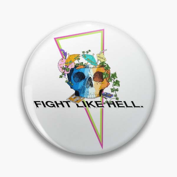 Item preview, Tiki Skull - Fight Like Hell designed and sold by PurgArchSurvey.