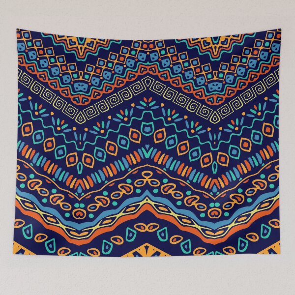 Item preview, Colorful Ethnic Style Pattern designed and sold by Raju Nandaniya.