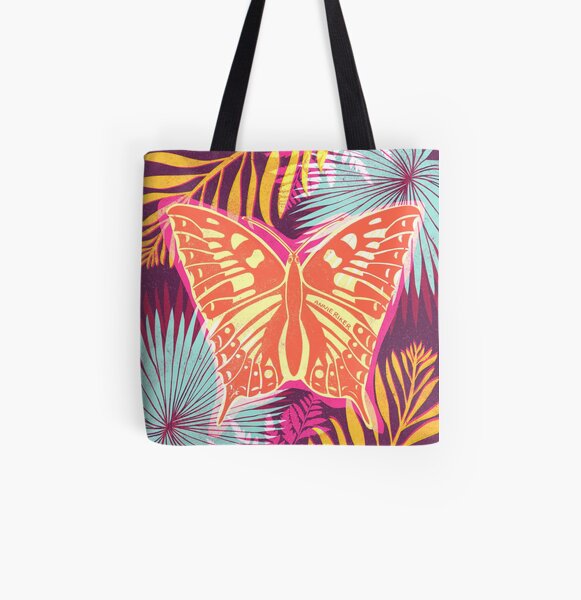 Butterfly Garden All Over Print Tote Bag