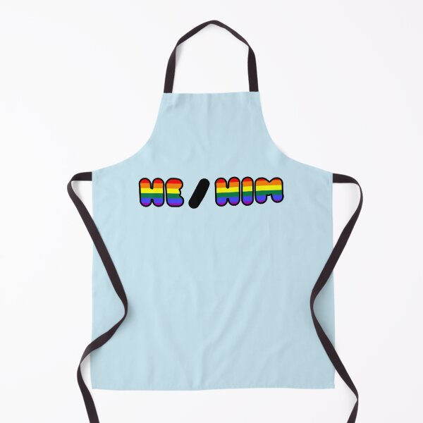 Item preview, HE/HIM: Rainbow Flag Background designed and sold by SimplyPride.