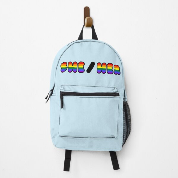 Item preview, SHE/HER: Trans Flag Background designed and sold by SimplyPride.