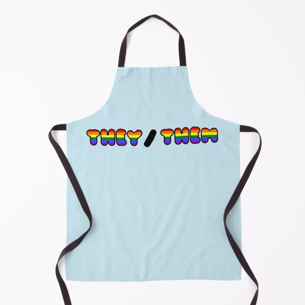 Item preview, THEY/THEM: Rainbow Flag Background designed and sold by SimplyPride.