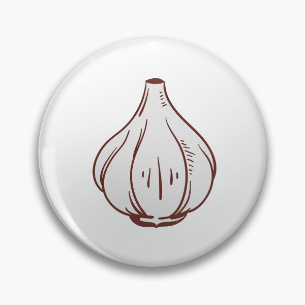 Item preview, Garlic bon apetit onion cartoon drawing art designed and sold by conceptDVS.