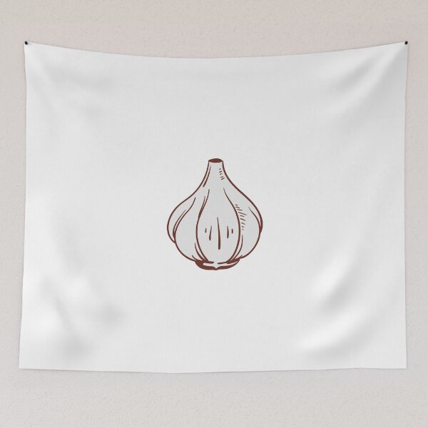 Item preview, Garlic bon apetit onion cartoon drawing art designed and sold by conceptDVS.