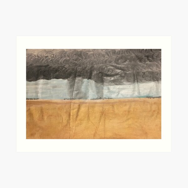 Wheatbelt storms Art Print