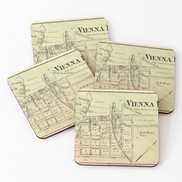 Item preview, Vintage Map of Vienna VA (1878) designed and sold by BravuraMedia.