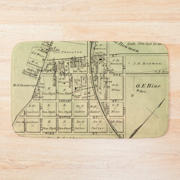 Item preview, Vintage Map of Vienna VA (1878) designed and sold by BravuraMedia.