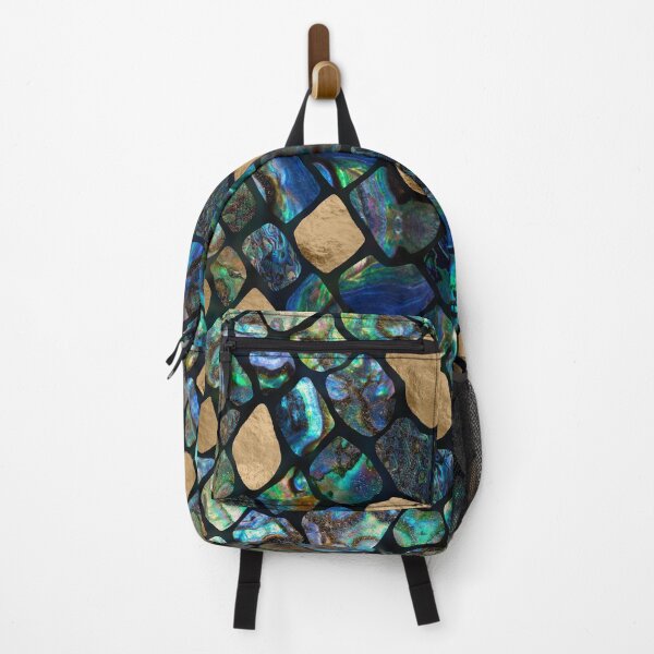 Artikelvorschau, Faux Snake Skin Abalone Muschel und Gold entworfen und verkauft von k9printart.