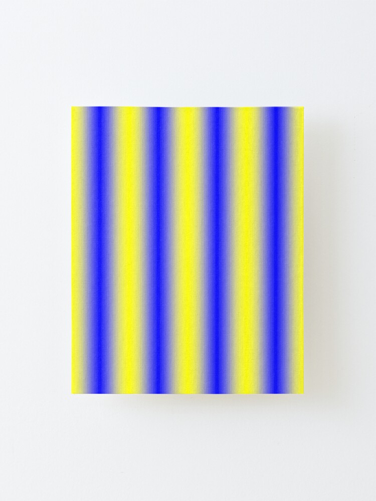 Alternate view of iLLusion Cobalt Blue Color Mounted Print