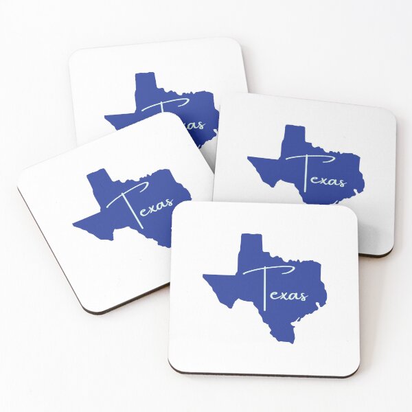 Item preview, Blue Texas state map Austin USA San Antonio Gift designed and sold by conceptDVS.