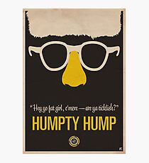 Humpty Hump (Shock G)—"Hey yo fat girl, c'mere—are ya ticklish?" Equal & Opposite funny glasses poster series. Part 2 of 2. Photographic Print
