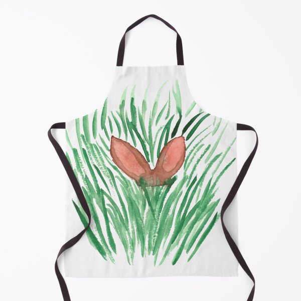 Item preview, Rabbit ears in tall grass, white designed and sold by Sonderblume.