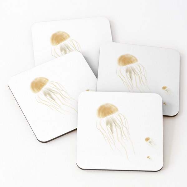 Item preview, Yellow jellyfishes  designed and sold by Dasjha.