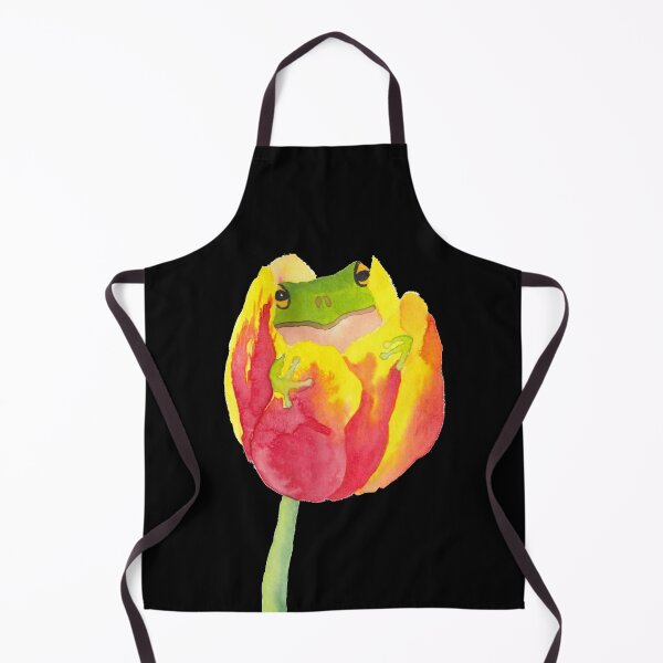 Item preview, Frog in Tulip, black designed and sold by Sonderblume.