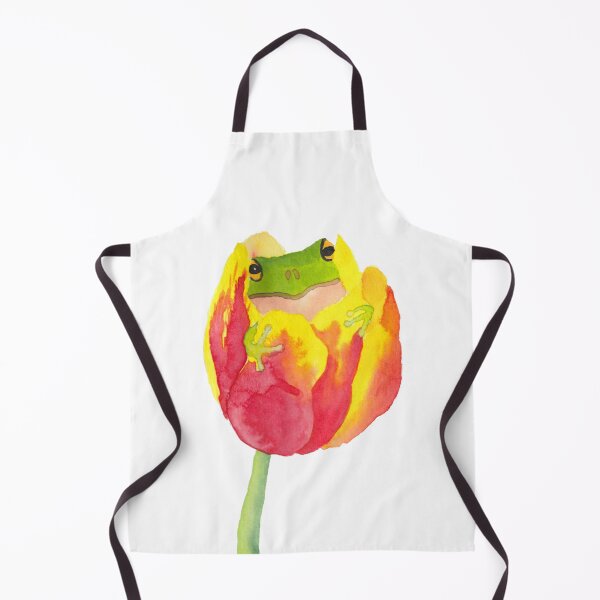 Item preview, Frog in Tulip, white designed and sold by Sonderblume.