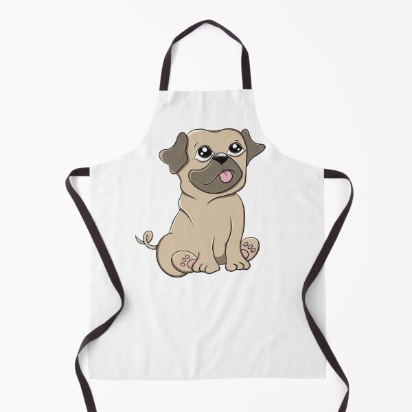 Item preview, Cute little pug designed and sold by lovingkakeart.