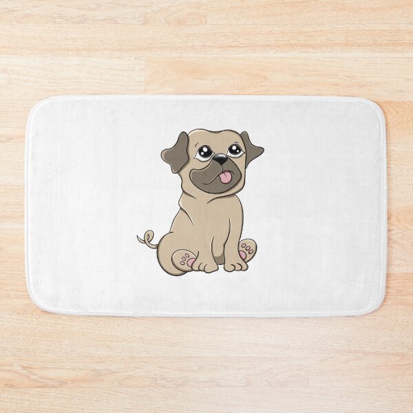 Item preview, Cute little pug designed and sold by lovingkakeart.