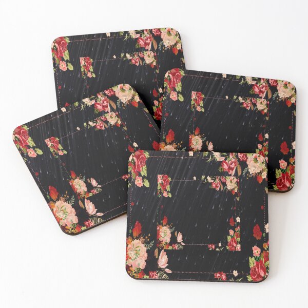 Item preview, Rose lattice. Impress with roses in black rain  designed and sold by OSG369.