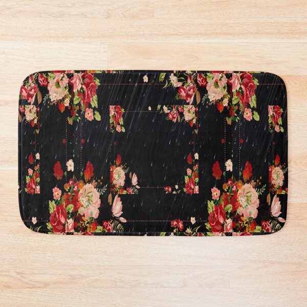 Item preview, Rose lattice. Impress with roses in black rain  designed and sold by OSG369.