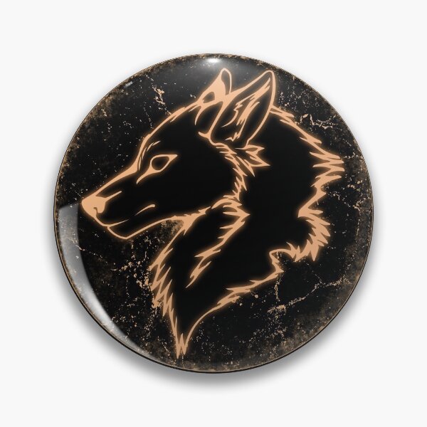 Item preview, Golden Fenris Wolf  designed and sold by NicGrayGraphic.