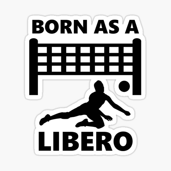 "Sport Volleyball Libero Team" Sticker by Naohiro Redbubble