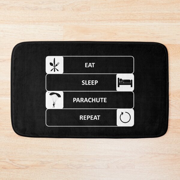 Item preview, Eat Sleep Parachute Repeat - Hobby - Sports designed and sold by AndiHK.