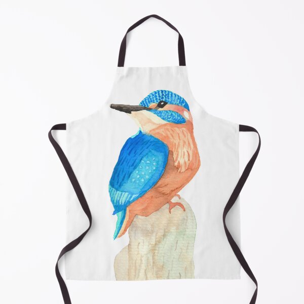 Item preview, A kingfisher on a tree stump, white designed and sold by Sonderblume.