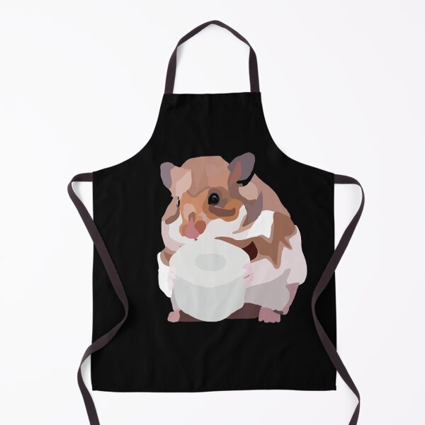 Item preview, A toilet paper hamstering hamster, black designed and sold by Sonderblume.