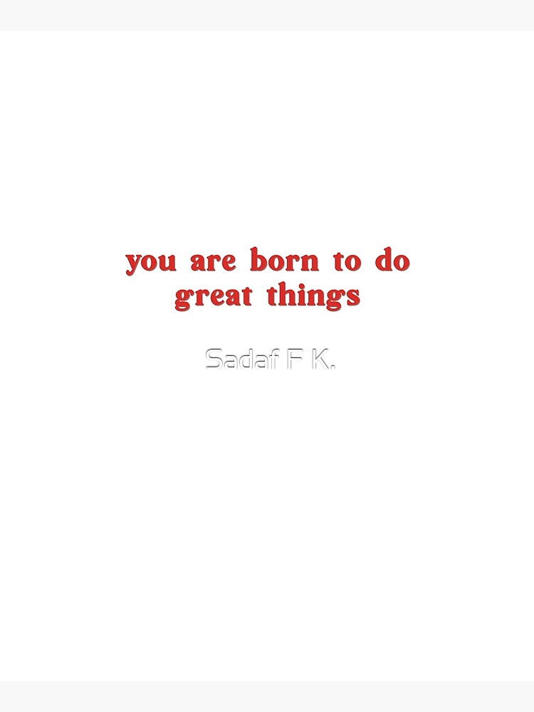 Thumbnail 6 of 6, Apron, you are born to do great things quote designed and sold by sadaffk.